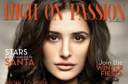Nargis Fakhri on the cover of High On Passion1