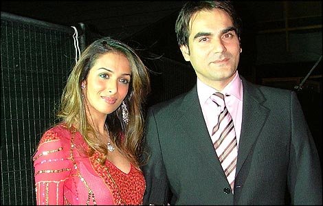 Arbaaz Khan with his wife