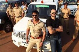 Rohit Shetty with his singham team