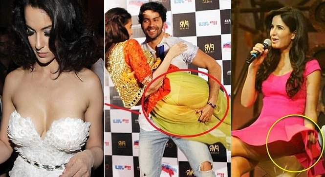 Top 10 Bollywood Actress Wardrobe Malfunction