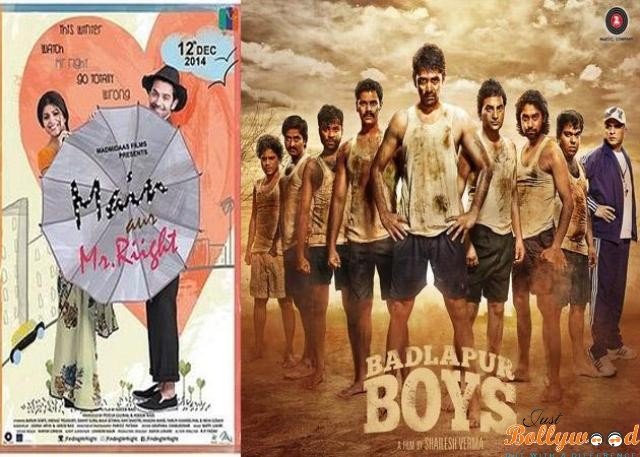 Main Aur Mr. RIght and badlapur-boys 1st week box office collection