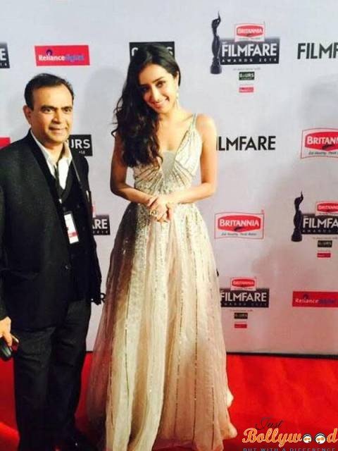 Shraddha Kapoor At FilmFair 2014