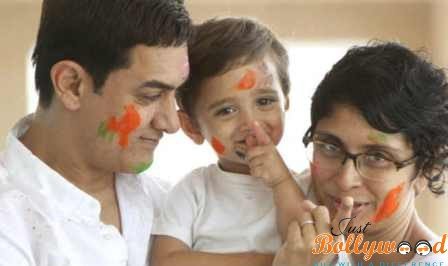 Aamir Khan and Kiran Rao kid