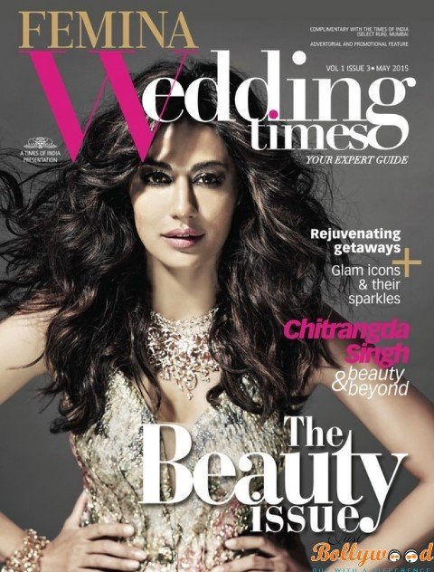Chitrangada Singh Femina Wedding May 2015 Cover