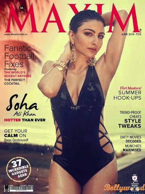 Soha Ali Khan For Maxim magazine