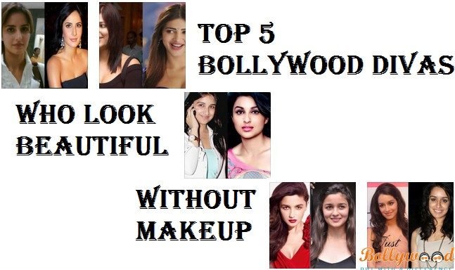 Top 5 Bollywood Actress look Stunning without Makeup