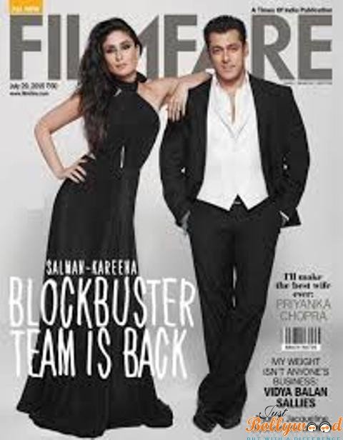 salman & kareena on Filmfare cover page