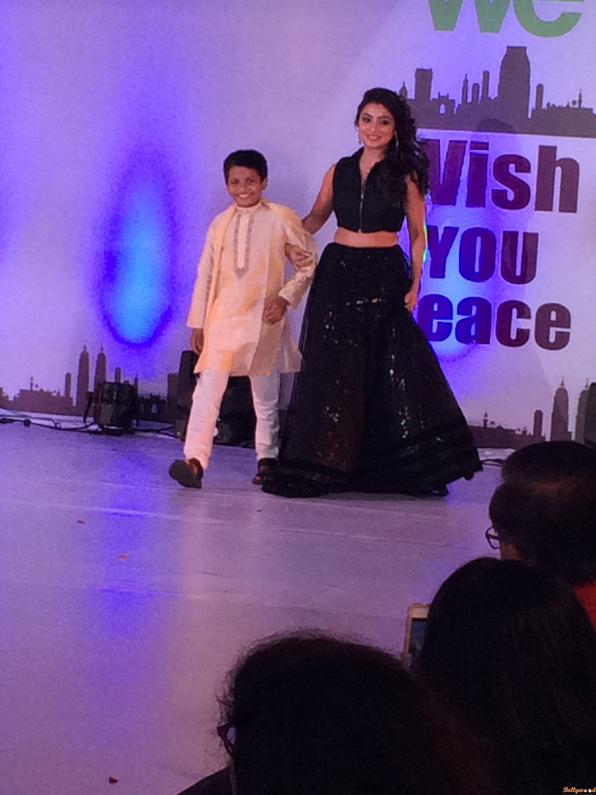 Neha Marda walks the ramp for Peace Walk by Global Peace Initiative1
