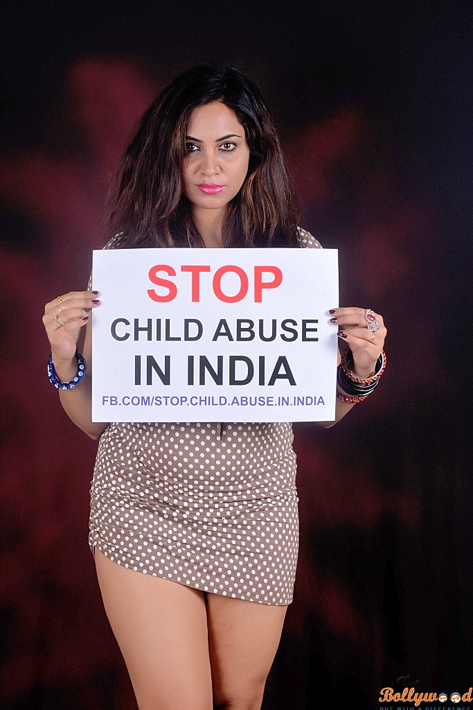 arshi khan stop child abuse in india