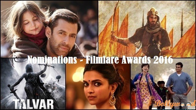 Filmfare Awards 2016 Nominations
