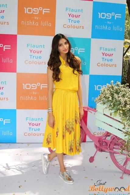 Athiya Shetty at the launch of Nishka for 109F