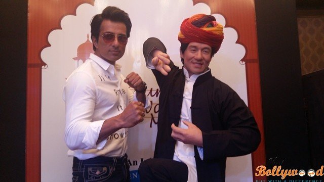 JACKIE CHAN WAX FIGURE UNVEILED BY ACTOR SONU SOOD