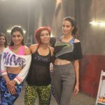 Pallavi Sharda Sucheta Pal and Alesia Raut on Zumba Dance Fitness Party