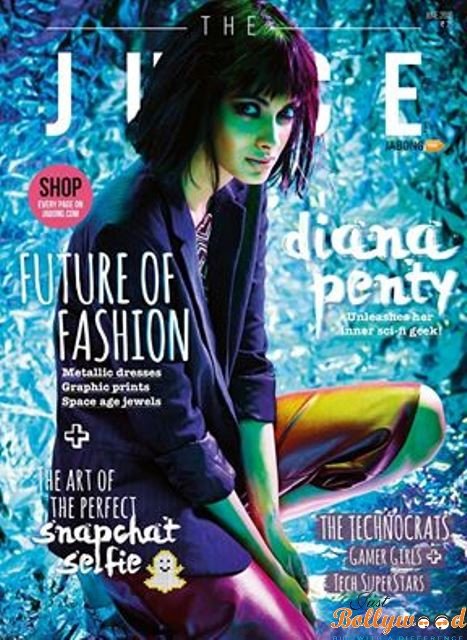 Diana Penty over Juice Magazine cover