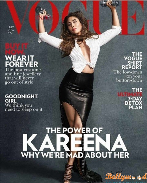 Kareena Kapoor at vogue coverpage