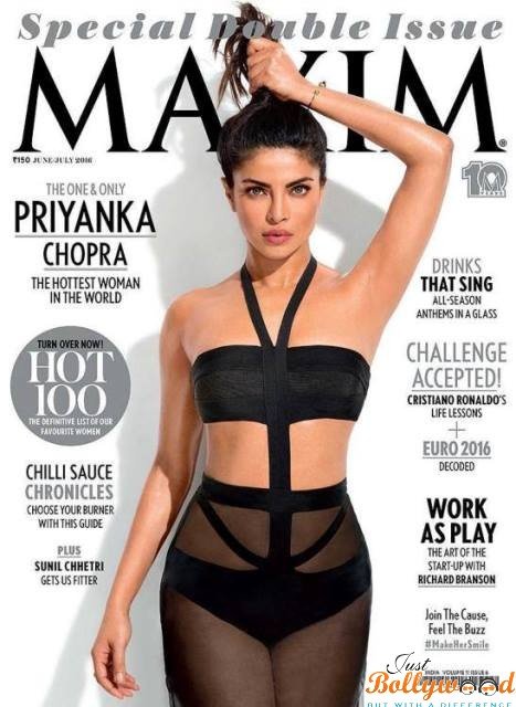 Priyanka Chopra at Maxim Magazine Cover page