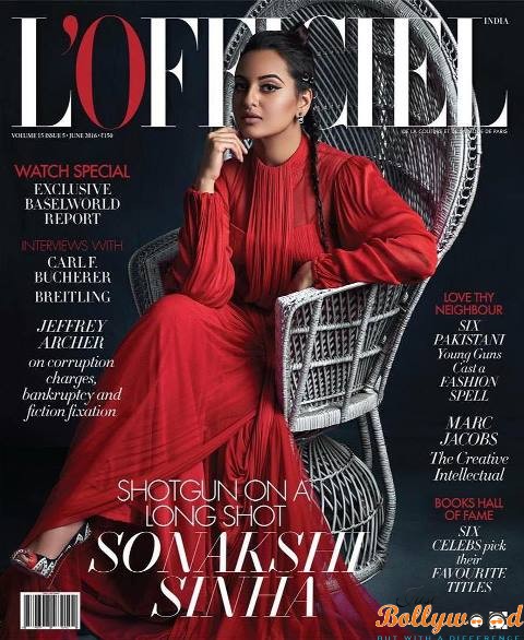 Sonakshi-Sinha-lofficielinda cover page