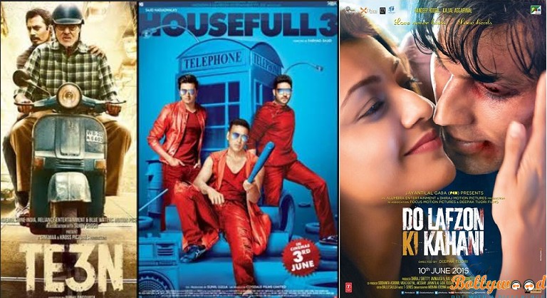 Updates on Teen , Do lafzon ki kahaani , Housefull 3 Collection
