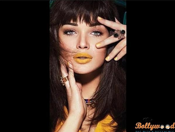Amy Jackson's In Yellow Lipstick