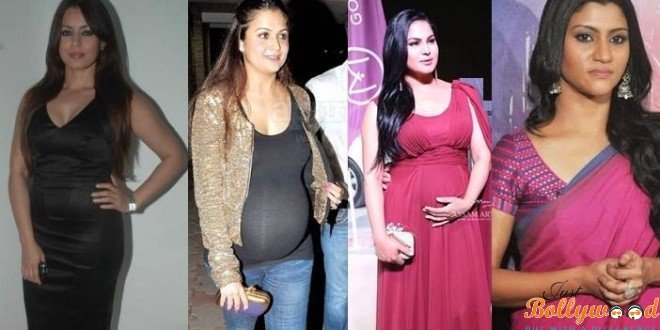 Actresses who Got pregnant before their marriage