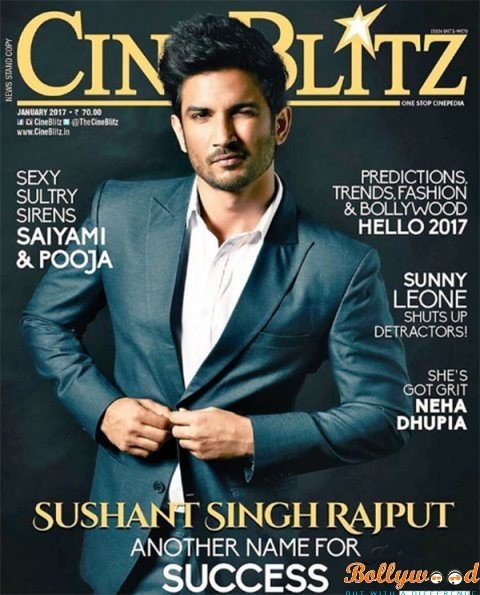 Sushant on Cineblitz coverpage