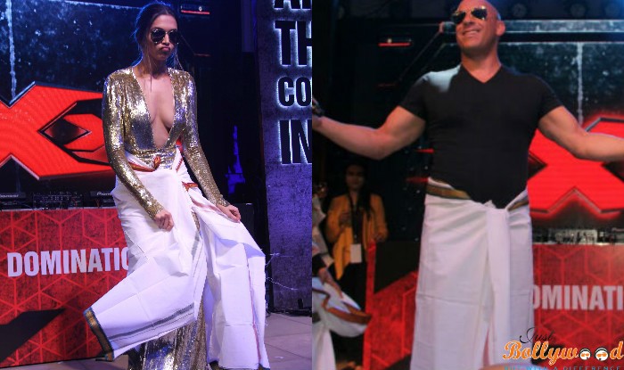 Deepika Padukone making Vin dance on Lungi dance