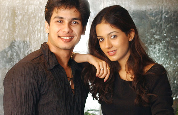 Shahid Kapoor and Amrita Rao