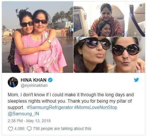 Hina Khan Get Trolled on Mothers Day