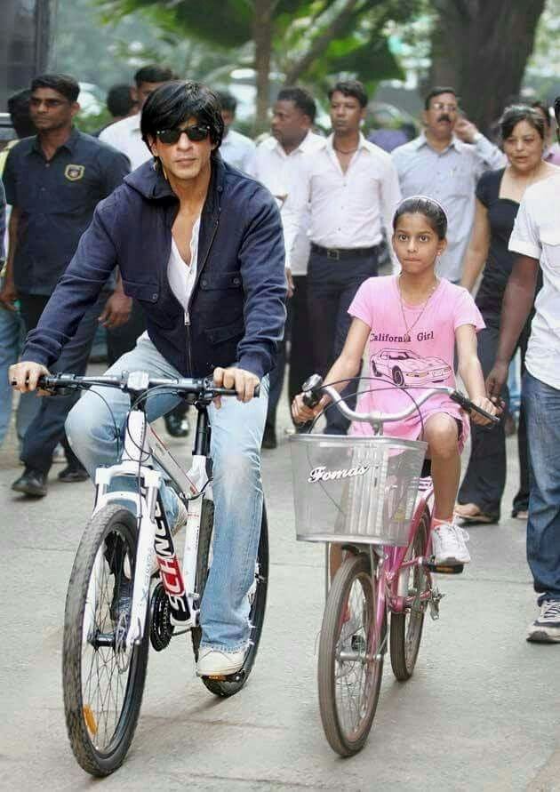 Shah Rukh Khan cycle