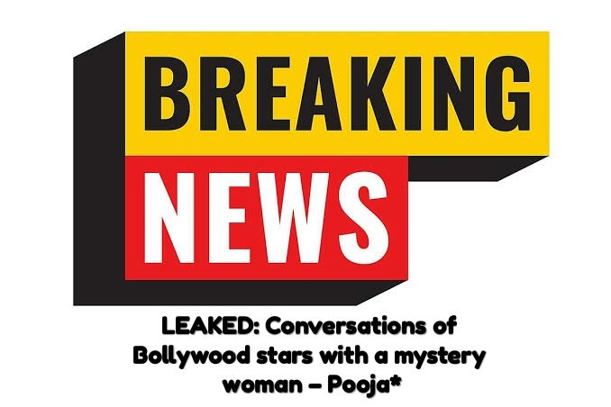 ollywood stars with a mystery woman – Pooja