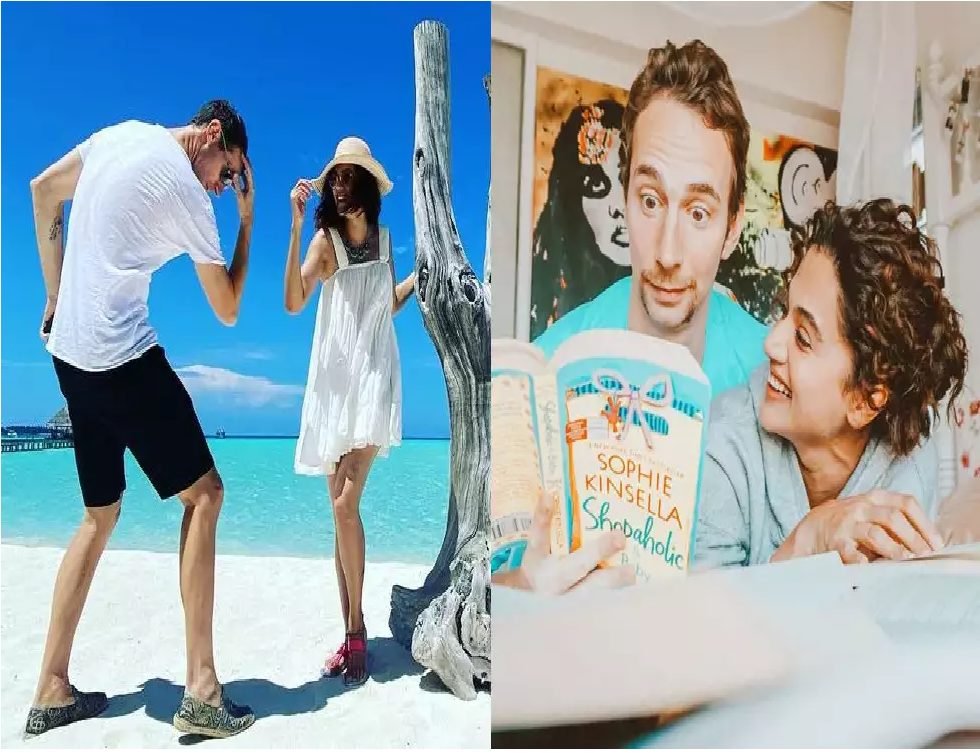 Mathias Boe and Taapsee Pannu in Maldives