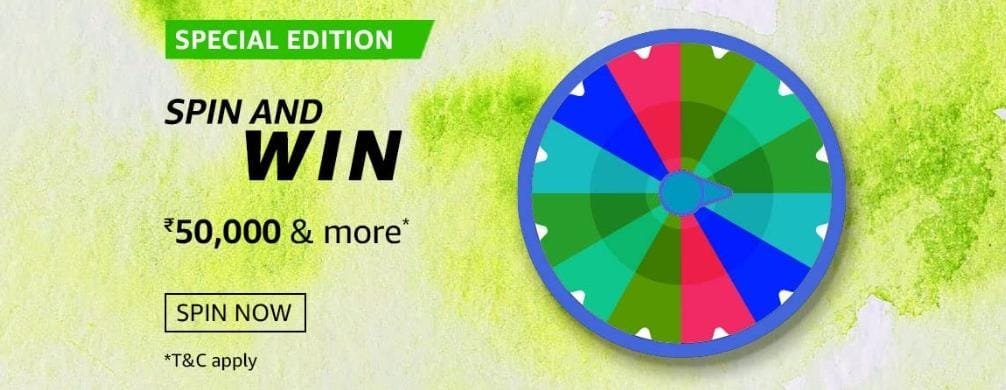 Amazon Special edition spin and win