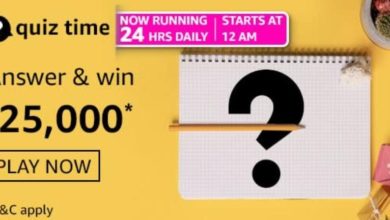 Amazon Daily Quiz Time Answers 18 june