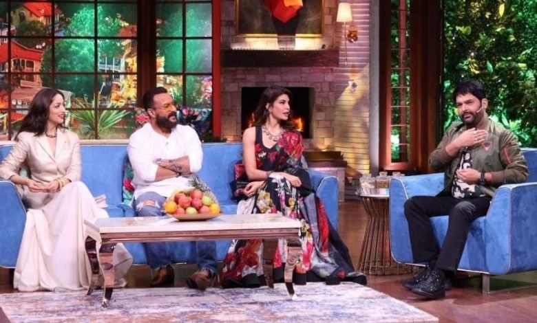 cast of bhoot police on TKSS