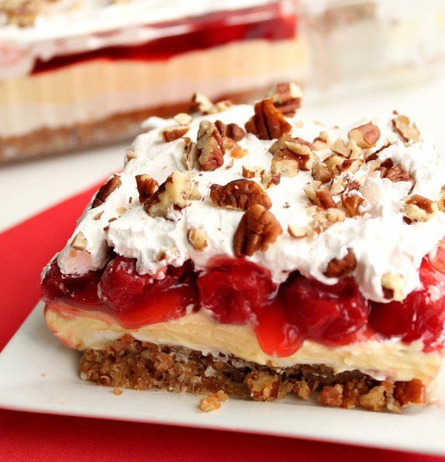 Fruit Dessert-Cherry cheesecake