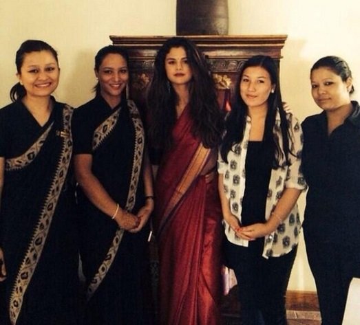 Selena Gomez in Indian attire