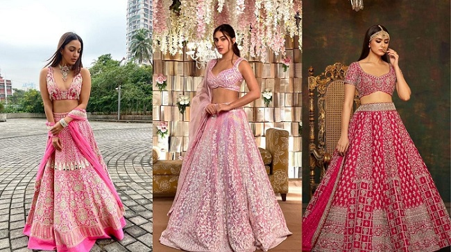 Pink Lehenga