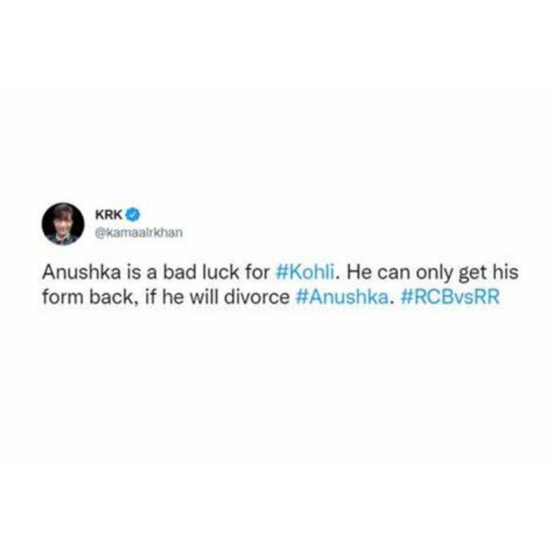 Virat Kohli-KRK