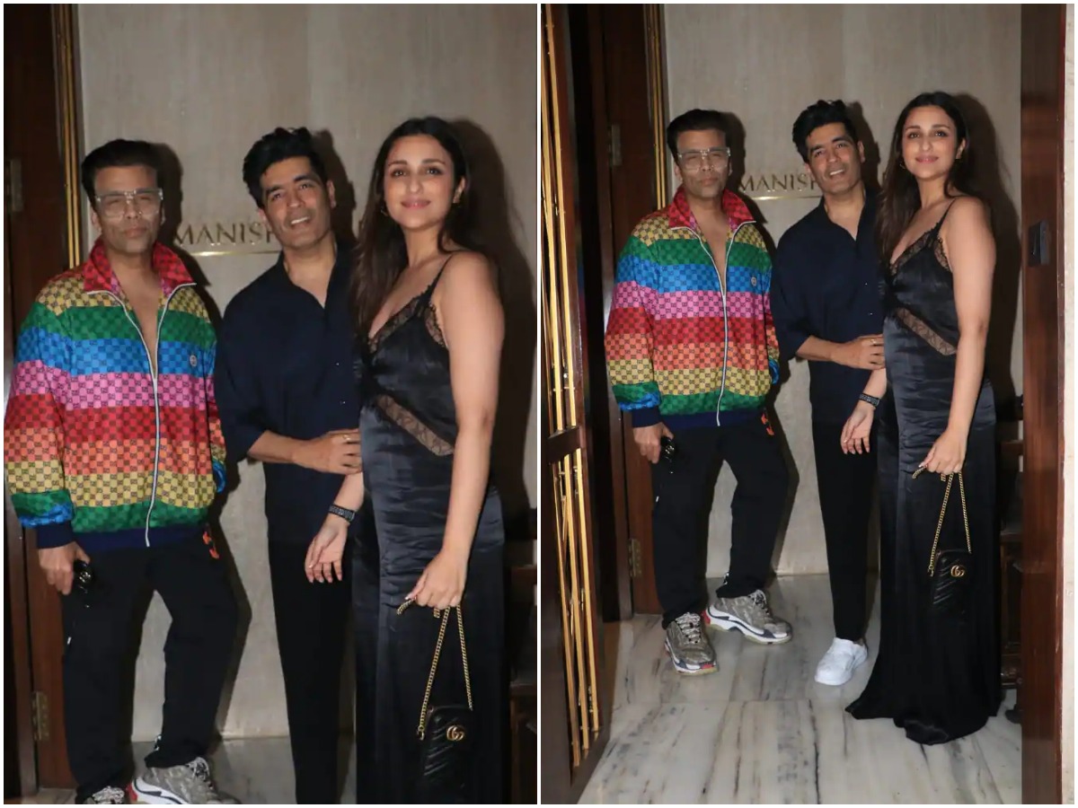 Parineeti Chopra parties with Karan Johar and Manish Malhotra