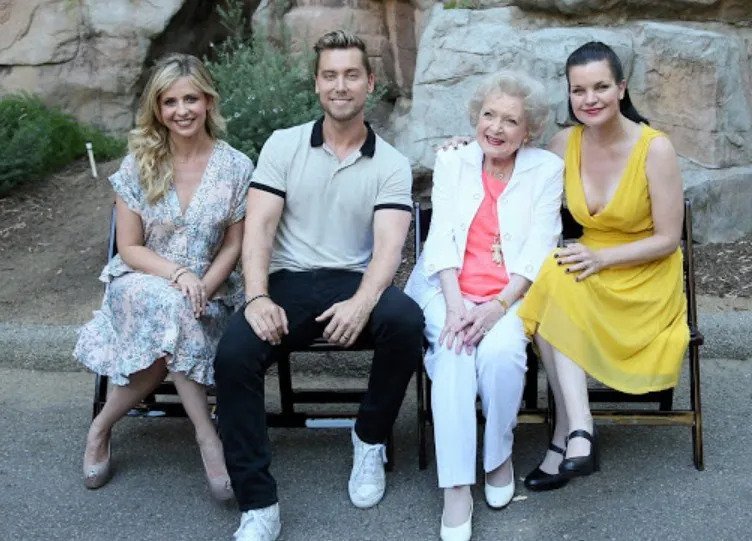 pictures of betty white step children