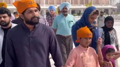 Allu Arjun at Golden Temple