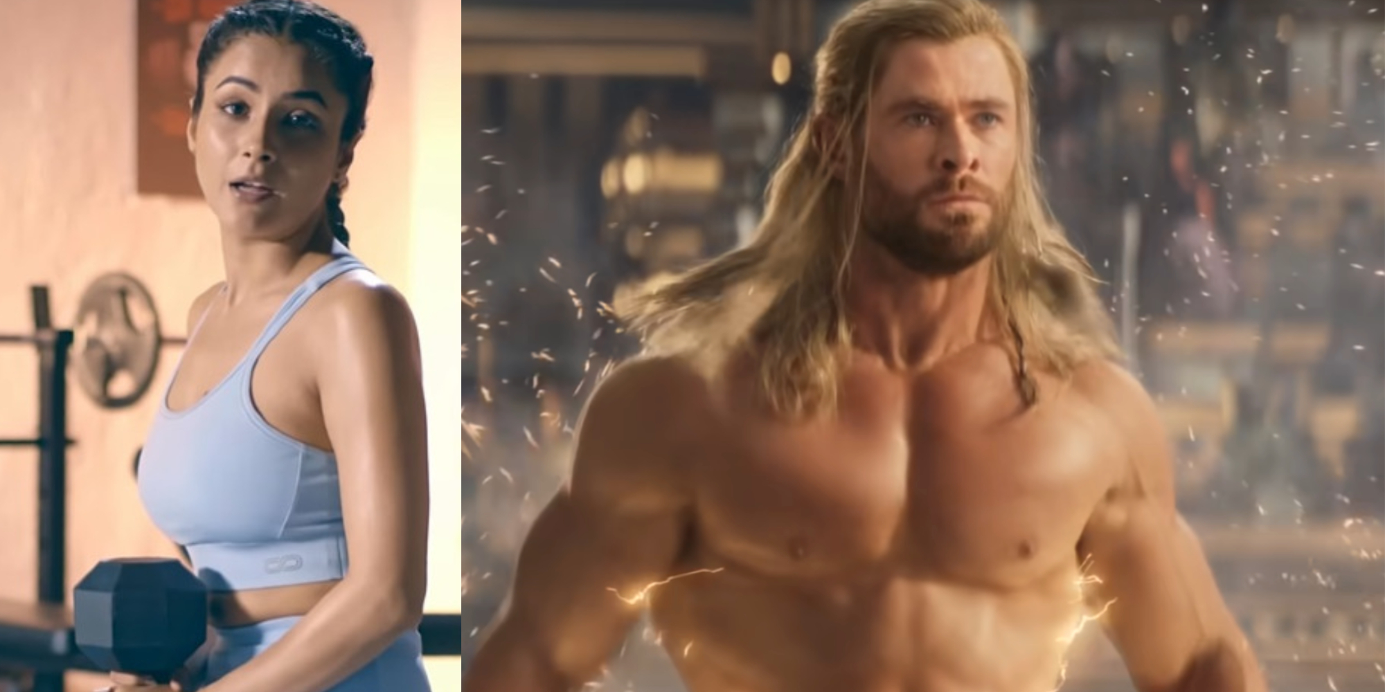 Shehnaaz Gill, Chris Hemsworh