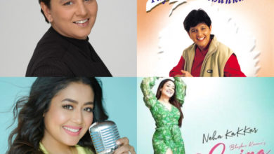 Falguni Pathak and Neha Kakkar