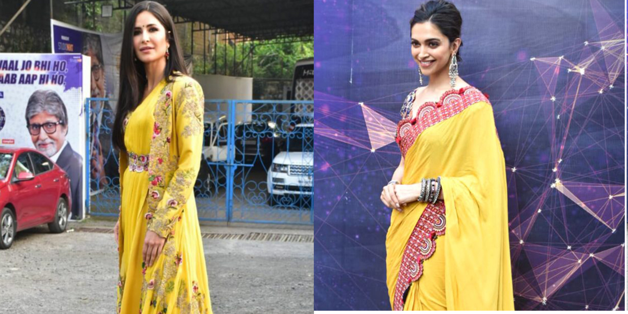 Navratri 2022 Day 4 Yellow dress Cues