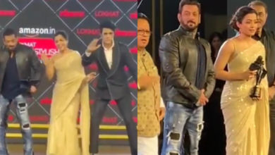 Rashmika Mandanna and Salman Khan on Sami Sami