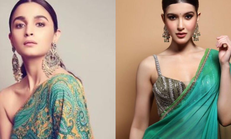 Navratri 2022- green colour outfit ideas from Bollywood beauties