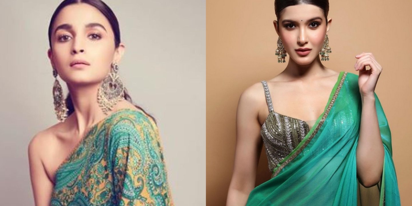Navratri 2022- green colour outfit ideas from Bollywood beauties
