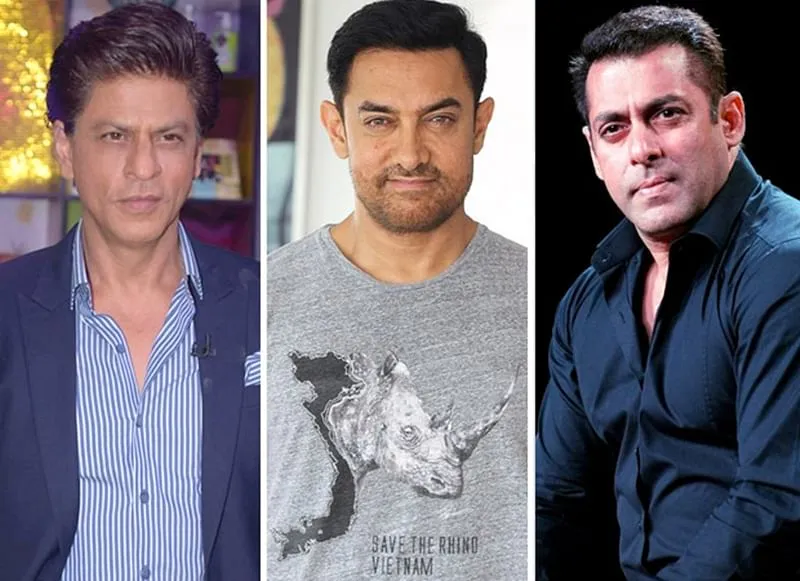 Salman Khan, Shah Rukh Khan, Aamir Khan