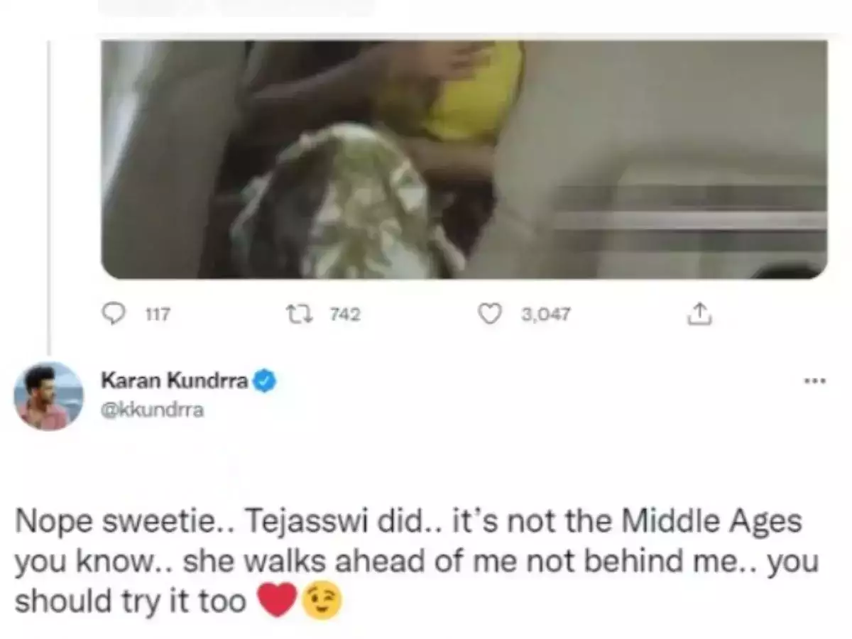 karan Kundrra Twitter response