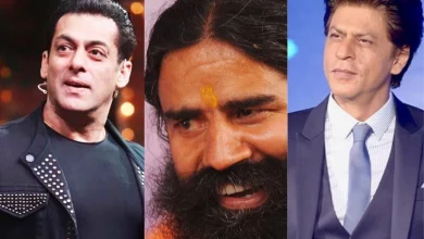 Baba Ramdev, Salman Khan, Shah Rukh Khan
